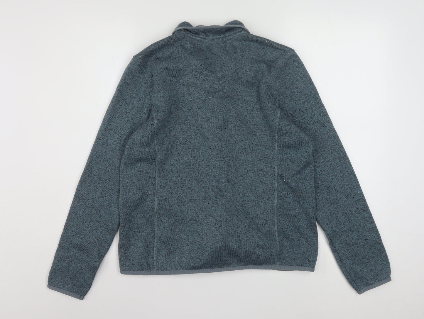 G.H. Bass & Co Women’s Blue Full Zip Fleece Jacket Size M