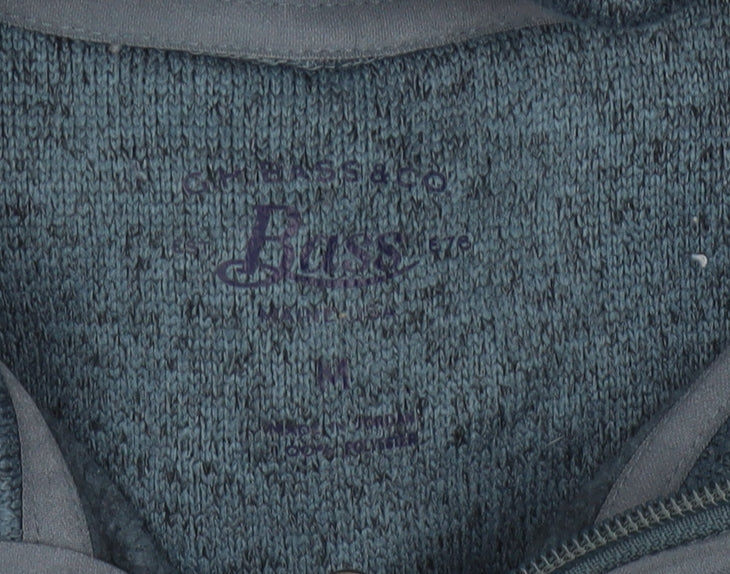 G.H. Bass & Co Women’s Blue Full Zip Fleece Jacket Size M