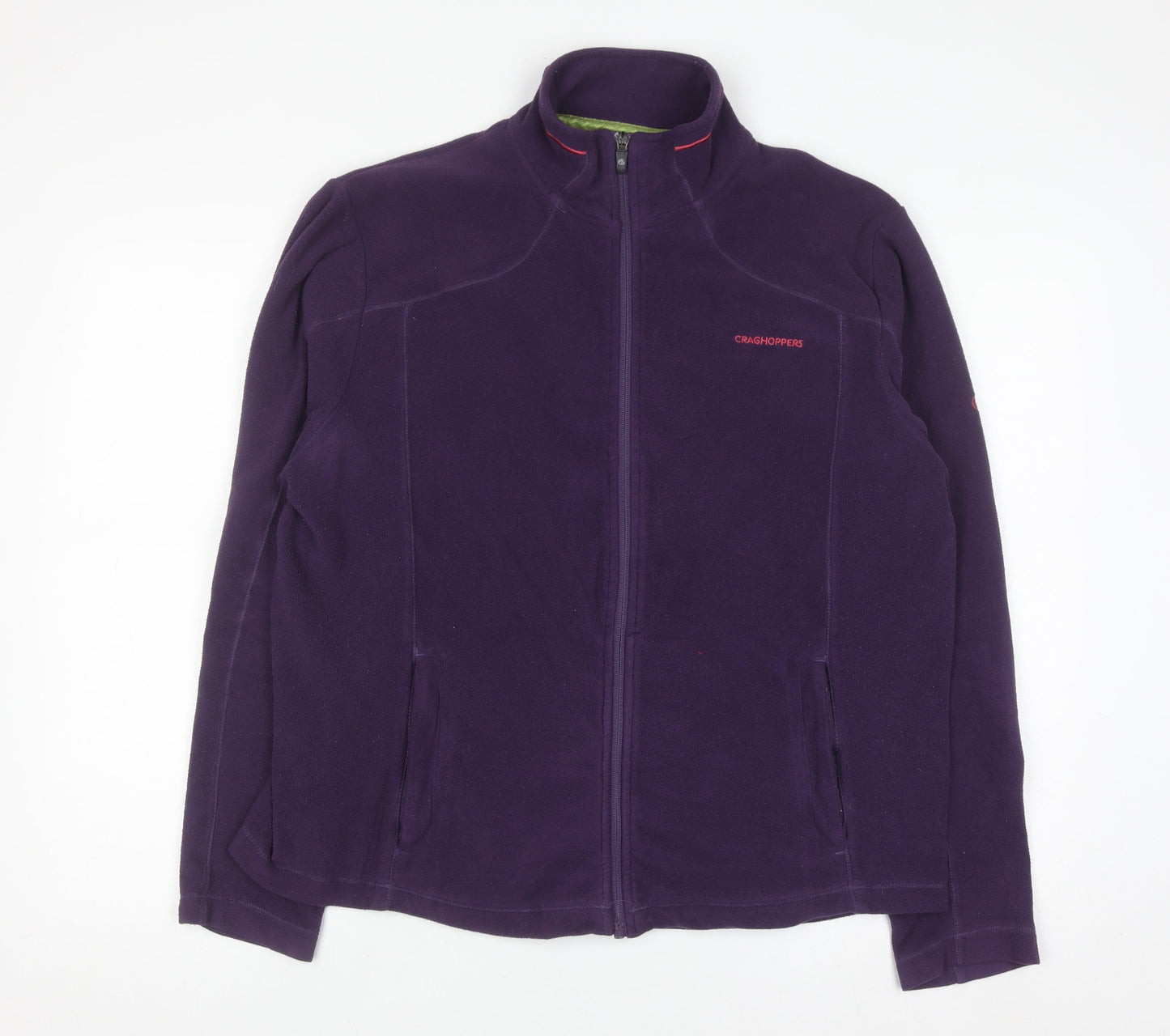 Craghoppers Womens Purple Full Zip Fleece Jacket UK 18