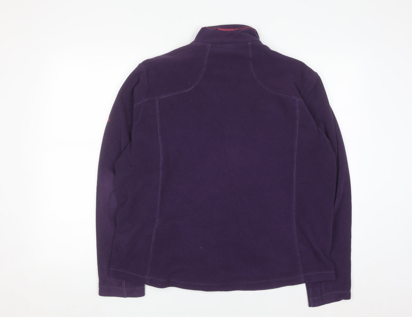 Craghoppers Womens Purple Full Zip Fleece Jacket UK 18