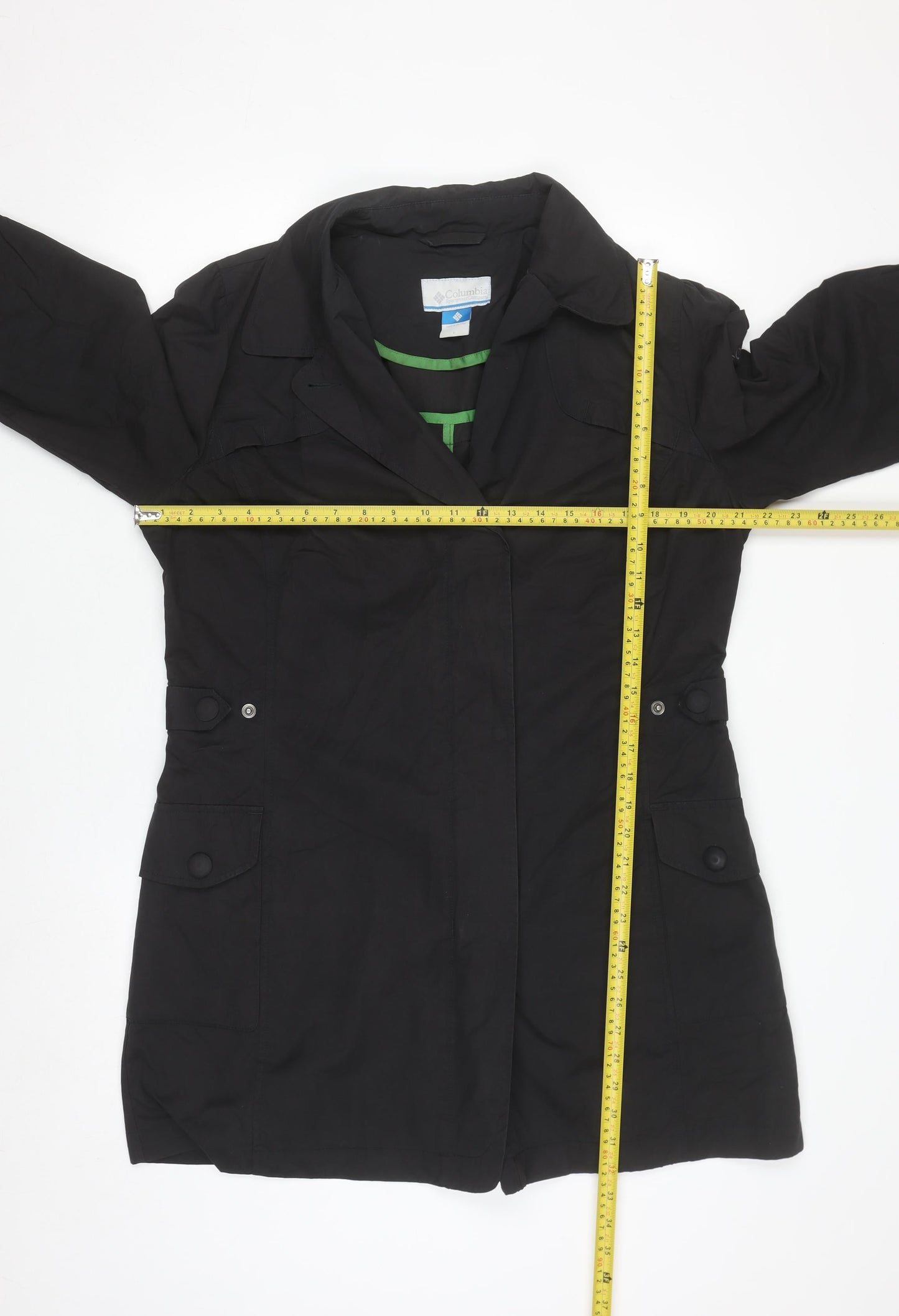 Columbia Men's Black L Water Resistant Coat Lightweight Outdoor Jacket
