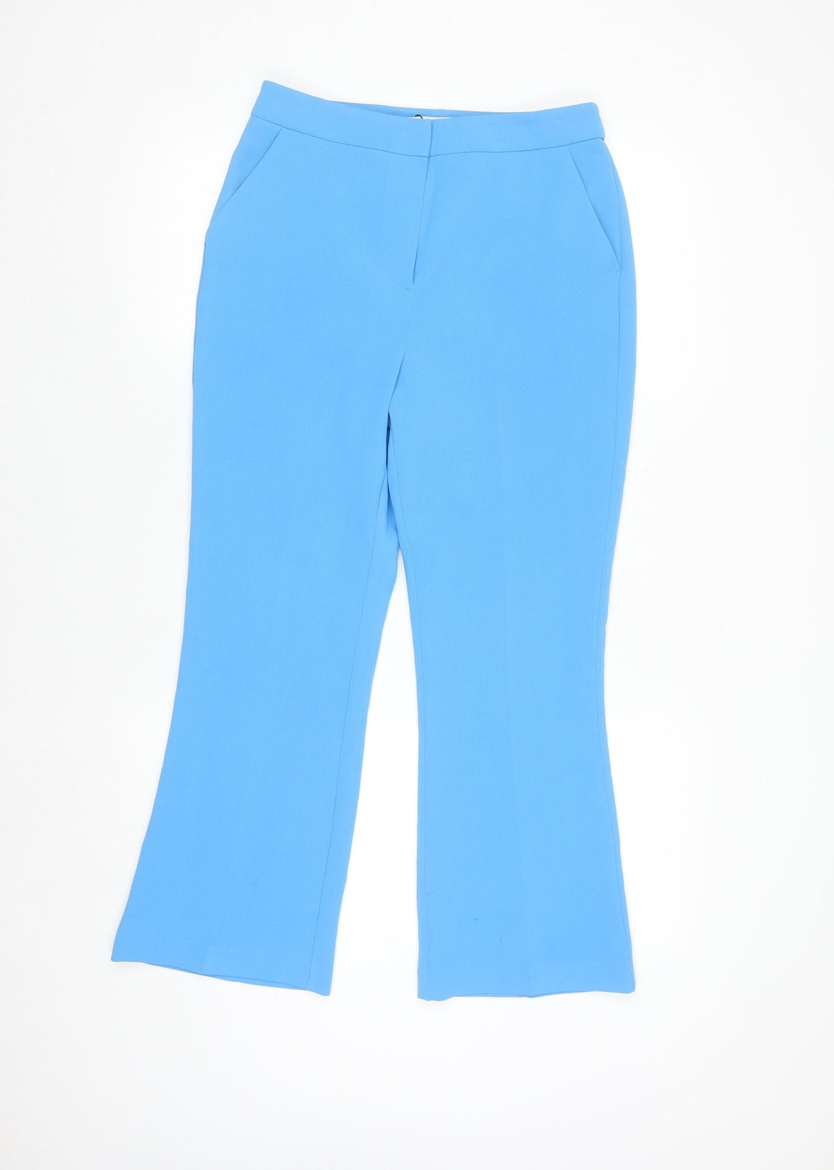 Primark Women Blue Flared Dress Pants Size 10