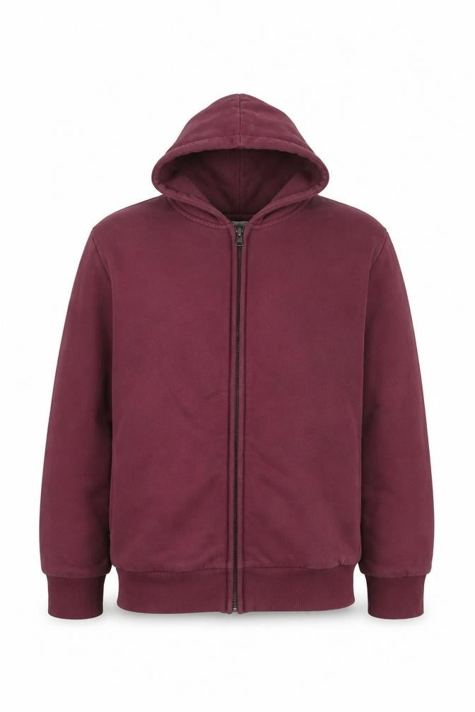 Firetrap Men's Red Full Zip Hoodie XL Long Sleeve Cotton Blend