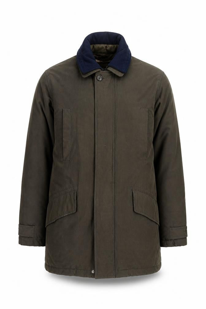 Wolsey Men's Brown M Mid-Length Water Resistant Overcoat