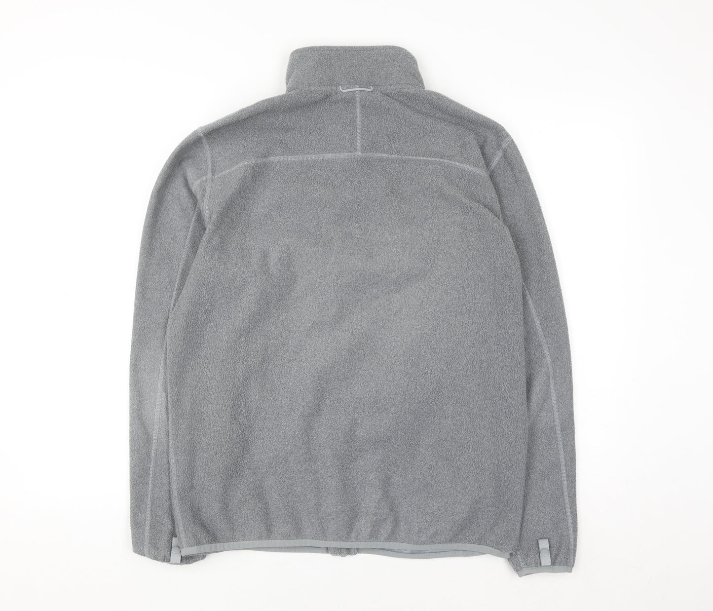 The North Face Men's Grey Full Zip Fleece Sweatshirt M
