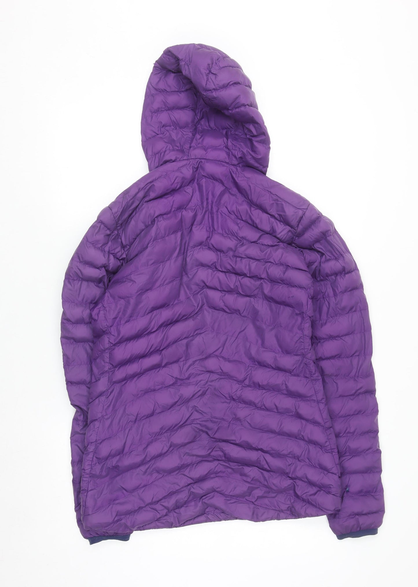 Rab Womens Purple Cirrus Alpine Puffer Jacket UK 10 Hooded Insulated