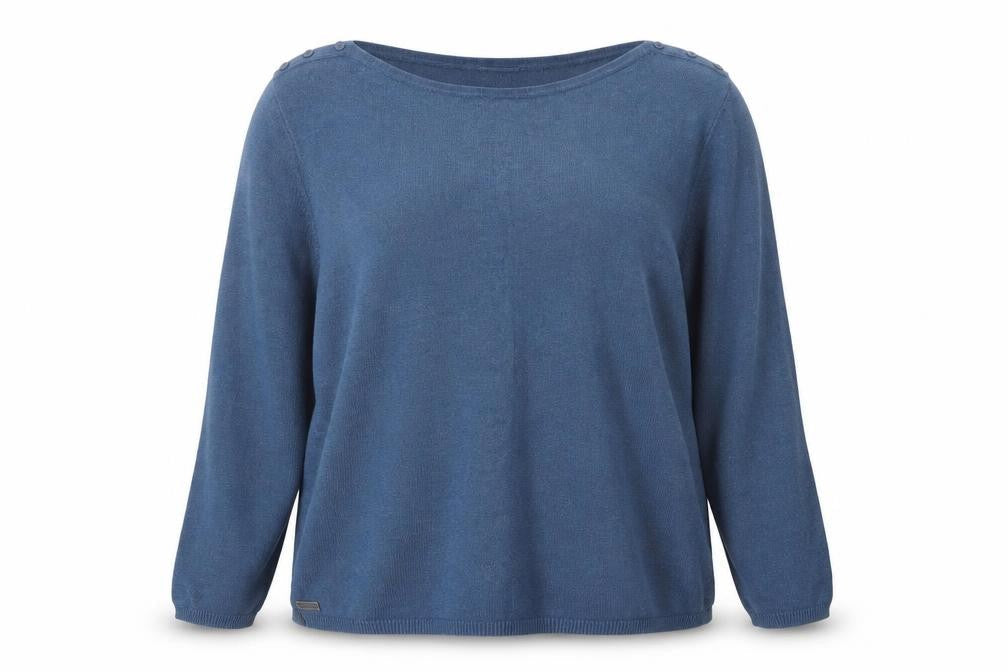 Regatta Women's Blue Cotton Crew Neck Jumper Size 18