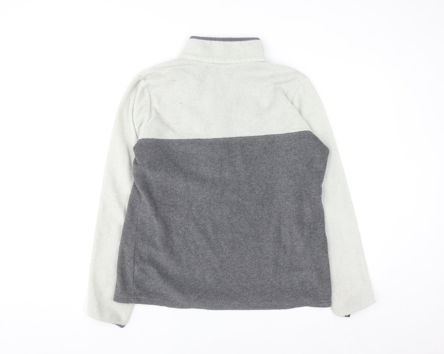 Columbia Men's Grey Fleece Henley Sweatshirt Size L Outdoor