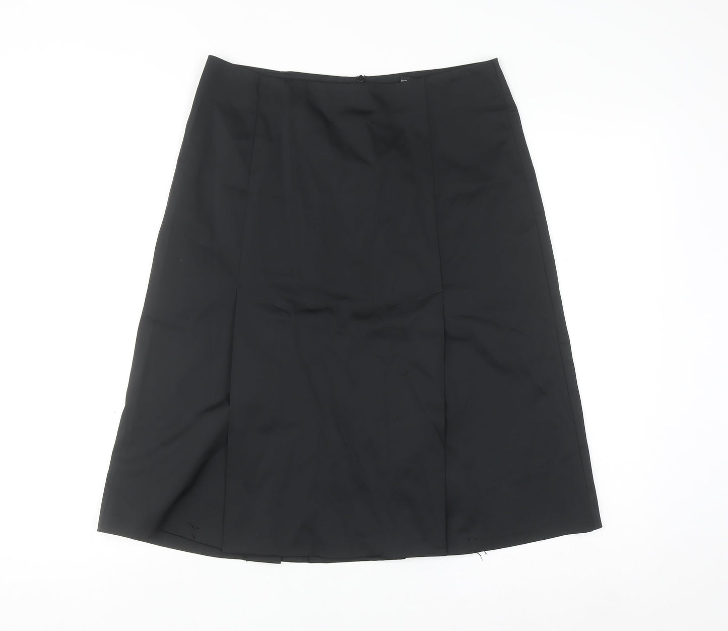 Jacob Women's Black A-Line Knee Length Stretch Skirt Size 10