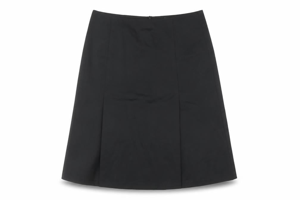 Jacob Women's Black A-Line Knee Length Stretch Skirt Size 10