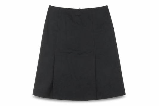 Jacob Women's Black A-Line Knee Length Stretch Skirt Size 10