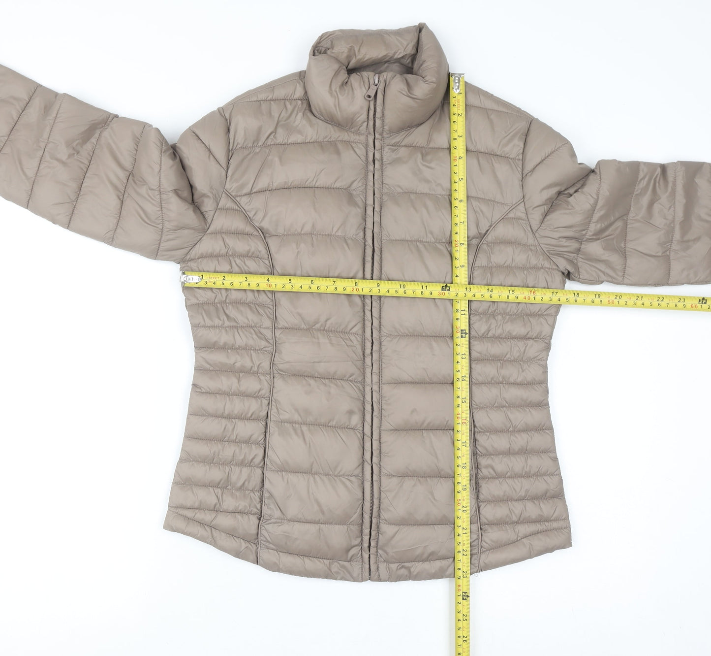 Colours Women's Beige Lightweight Packable Puffer Jacket S