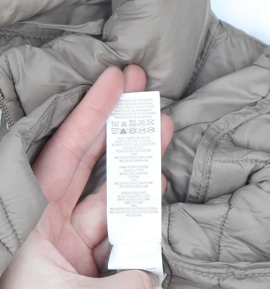 Colours Women's Beige Lightweight Packable Puffer Jacket S