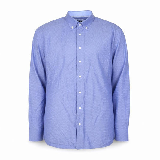 Yachting Company Men's Blue Long Sleeve Button-Up Shirt XL
