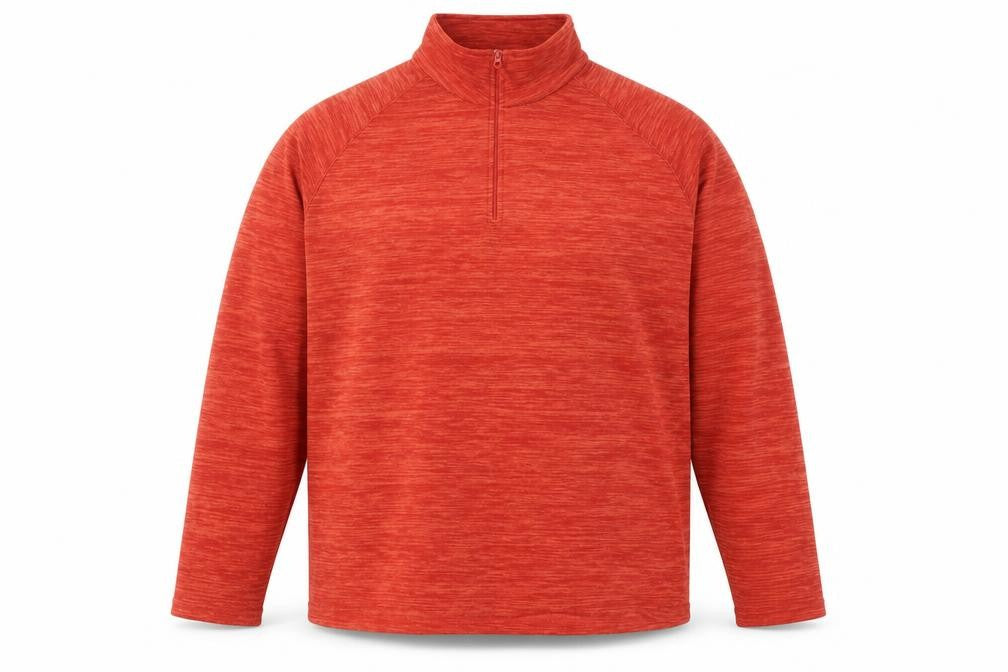 Mountain Warehouse Men's Red XL Half Zip Fleece Sweatshirt