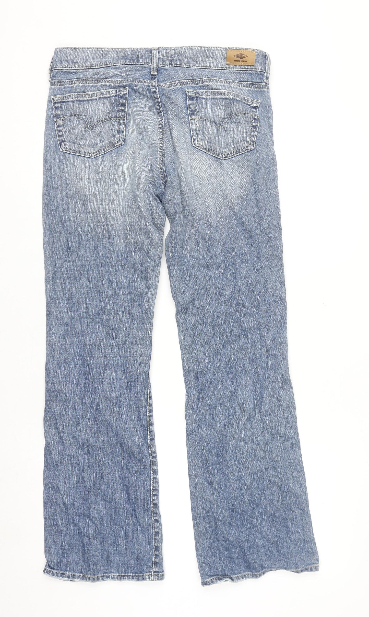 Lee Cooper Blue Bootcut Denim Jeans UK 10 Regular Fit