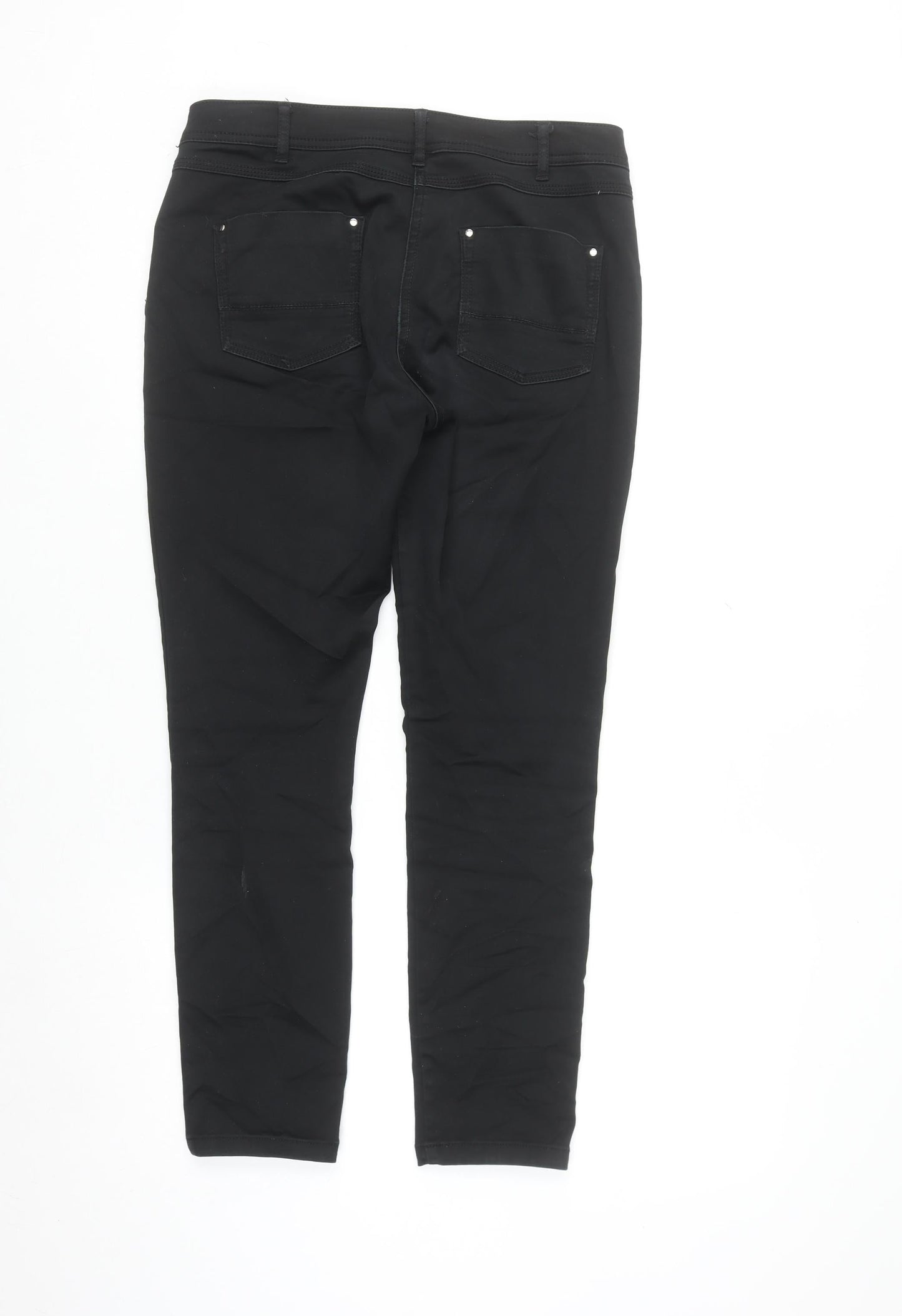 Wallis Petite Women's Black Size 10 Stretch Jegging Trousers