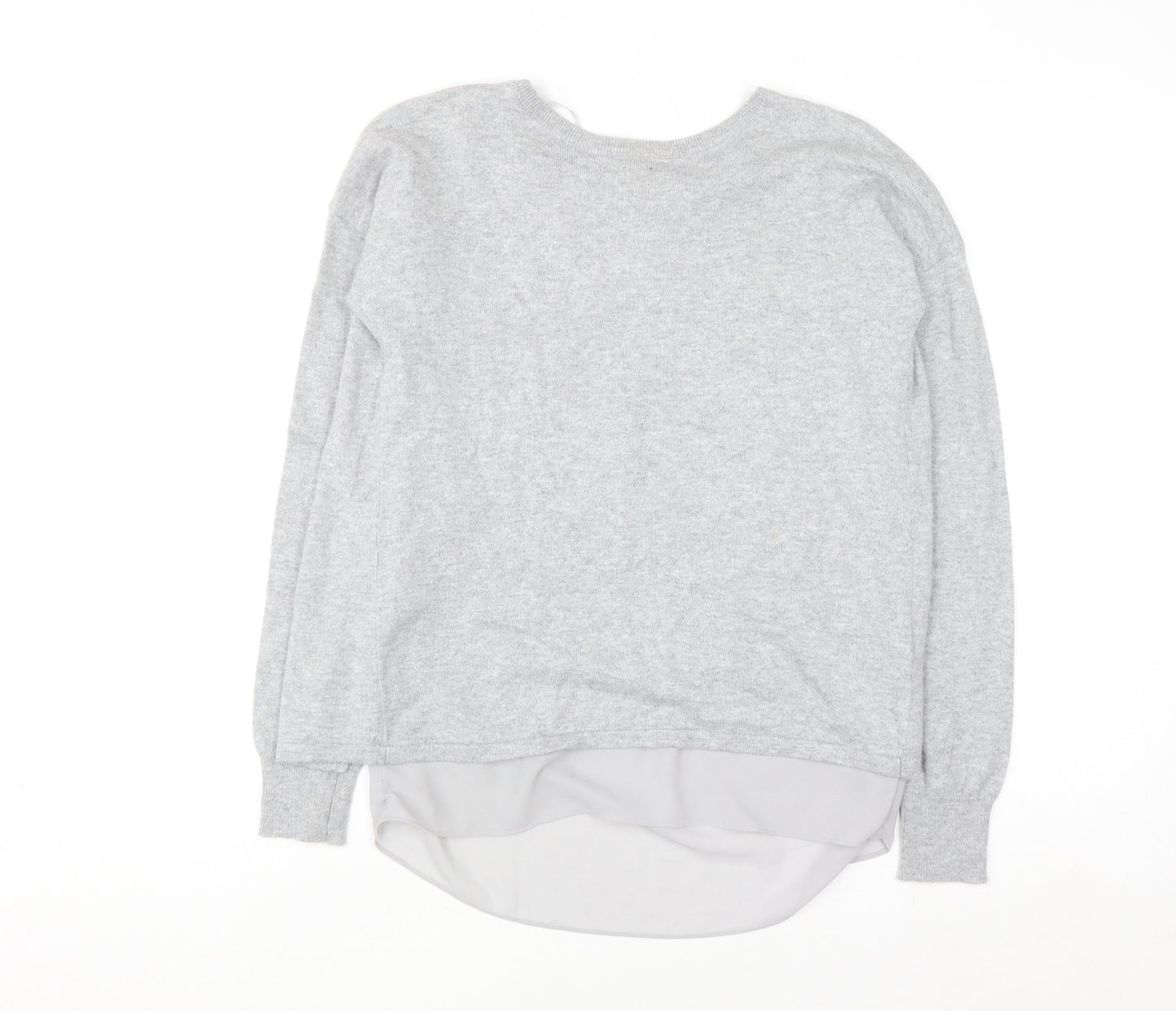 Marks and Spencer Autograph Women's Grey Cashmere Blend Pullover Jumper Size 6
