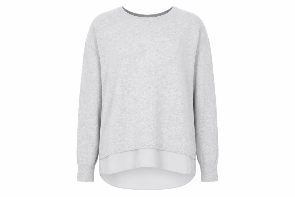 Marks and Spencer Autograph Women's Grey Cashmere Blend Pullover Jumper Size 6