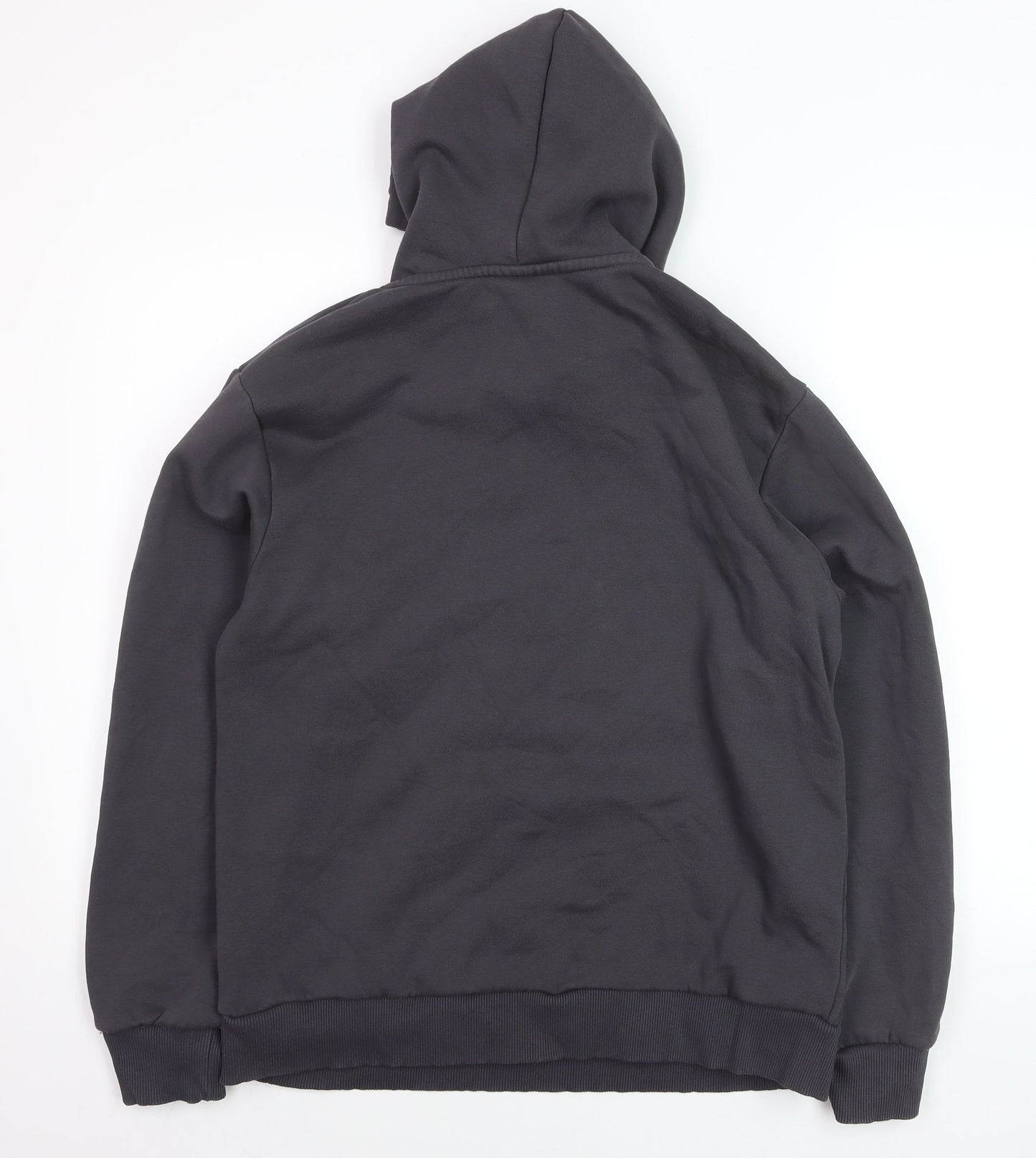 Closure London Men's Black Pullover Hoodie Medium Cotton Blend