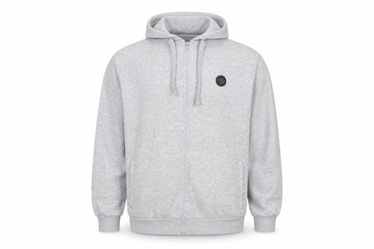 Leeds Rhinos Mens Grey XL Full Zip Hoodie Sweatshirt