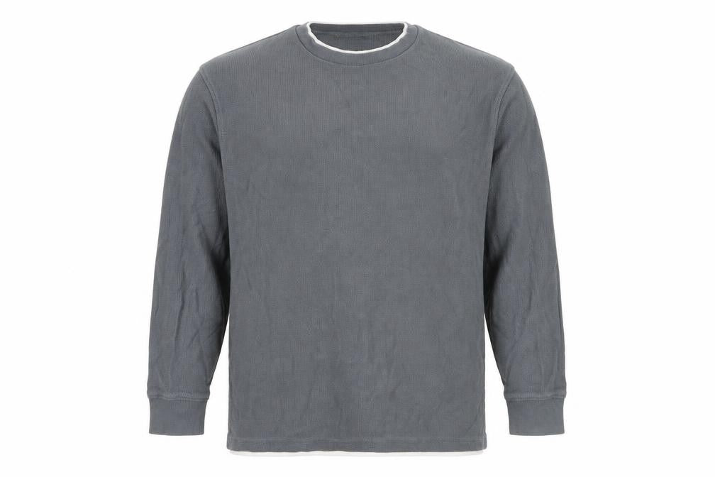 Next Men’s Grey Regular Fit Long Sleeve Cotton Top M