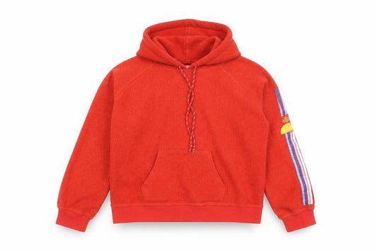 Faherty Boys Red Pullover Hoodie XL Cotton Blend Kangaroo Pocket