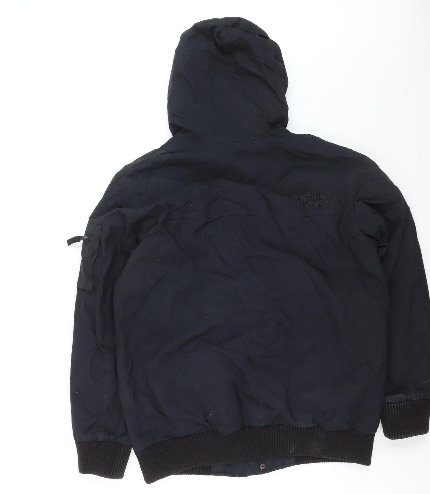 The North Face Men's Black L Hooded Insulated Parka Jacket