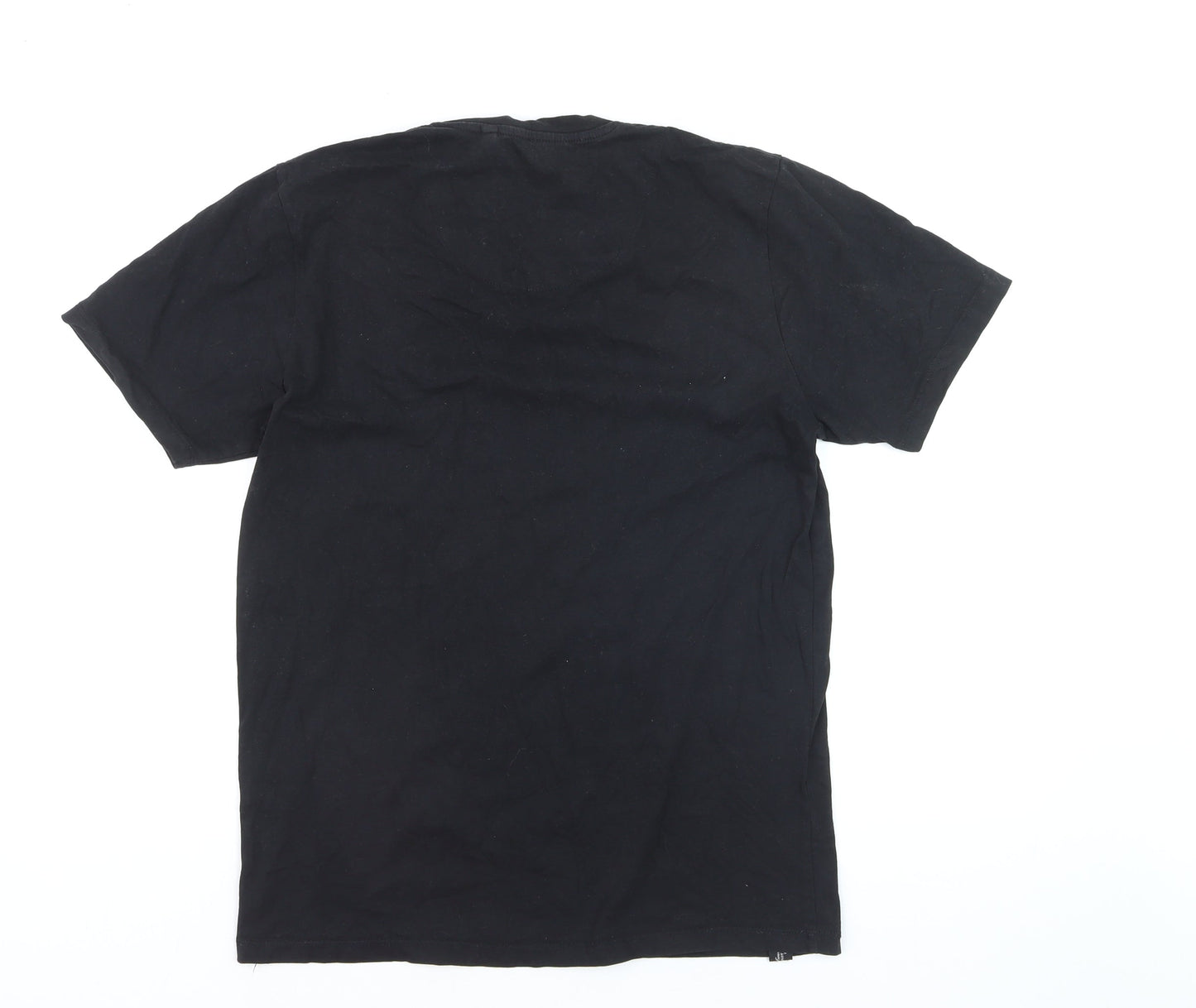 Diesel Men's Black V-Neck Cotton T-Shirt Size L