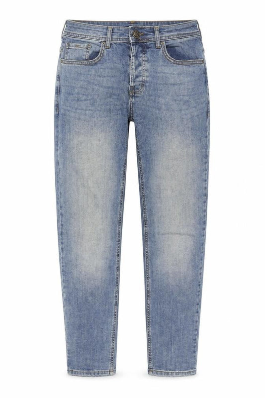 Denim Co. Women's Blue Slim Fit Mid Rise Straight Jeans Size 12