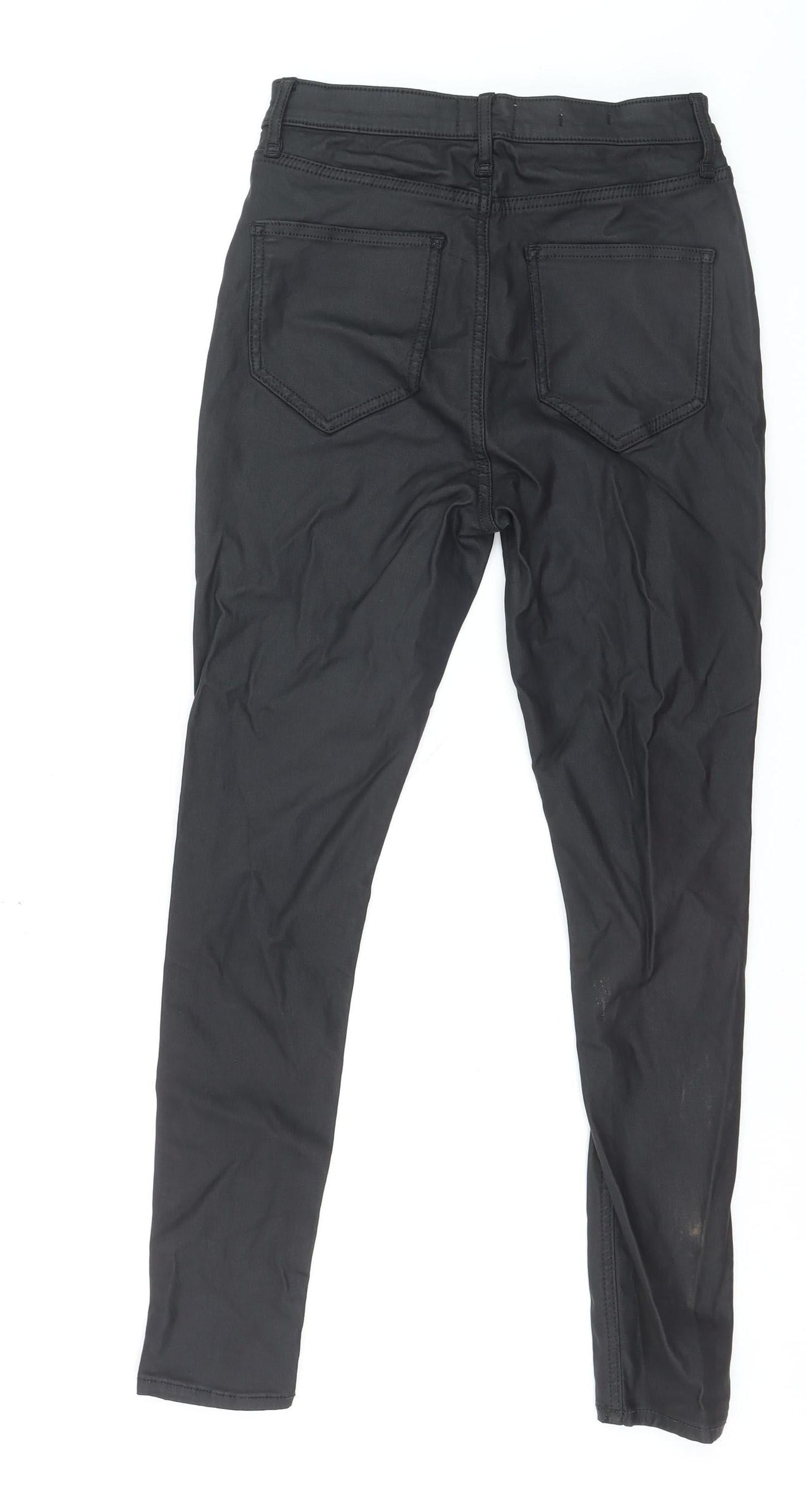 River Island Women Black Size 10R Skinny Denim Trousers