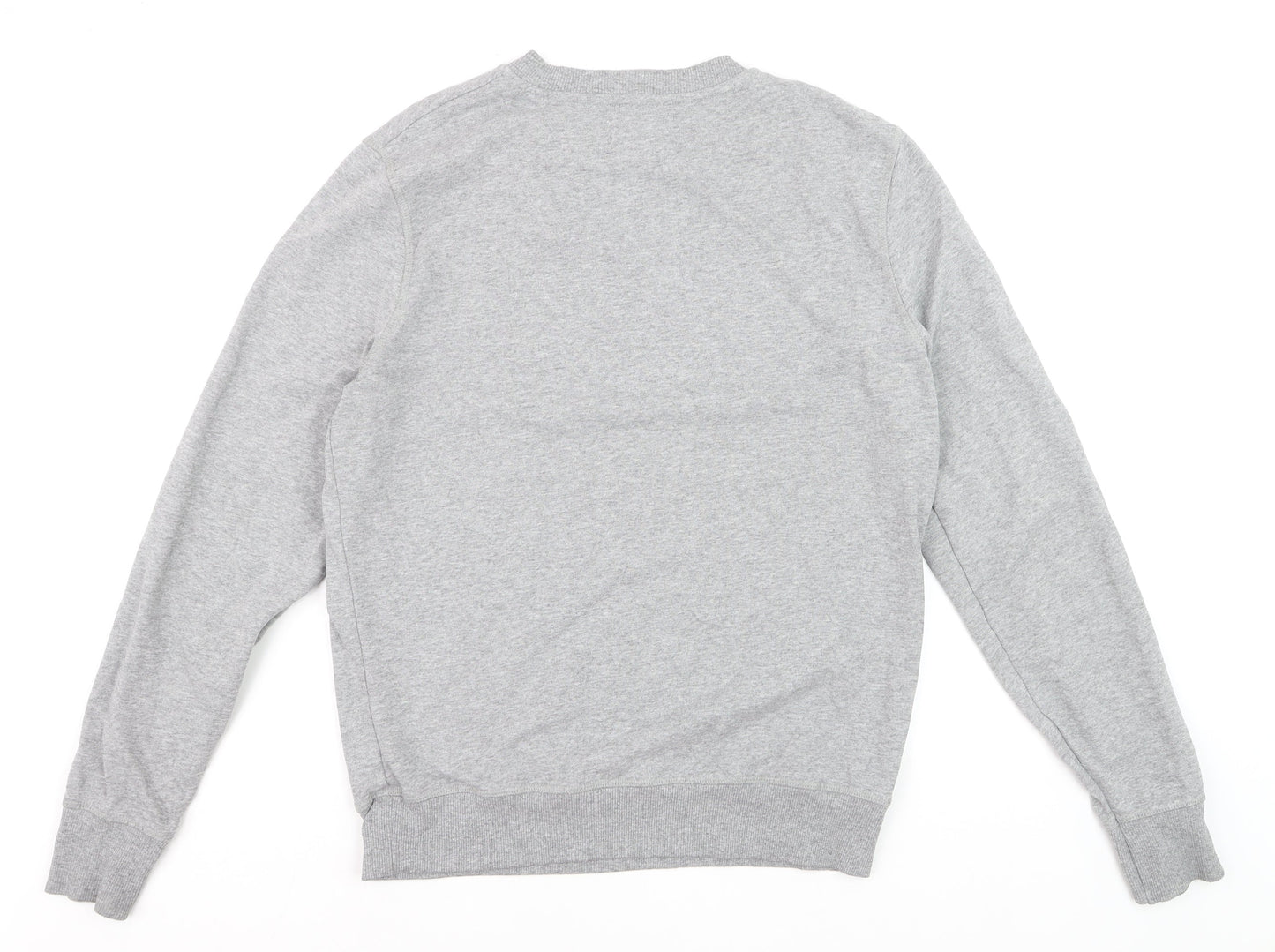 River Island Men's Grey Graphic Print Pullover Sweatshirt M