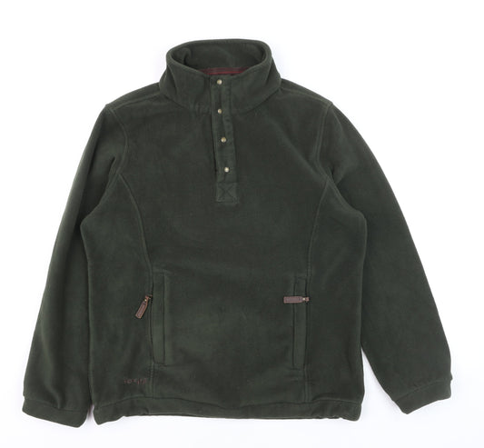 Toggi Men's Green Fleece Pullover Sweatshirt XS Outdoor Wear