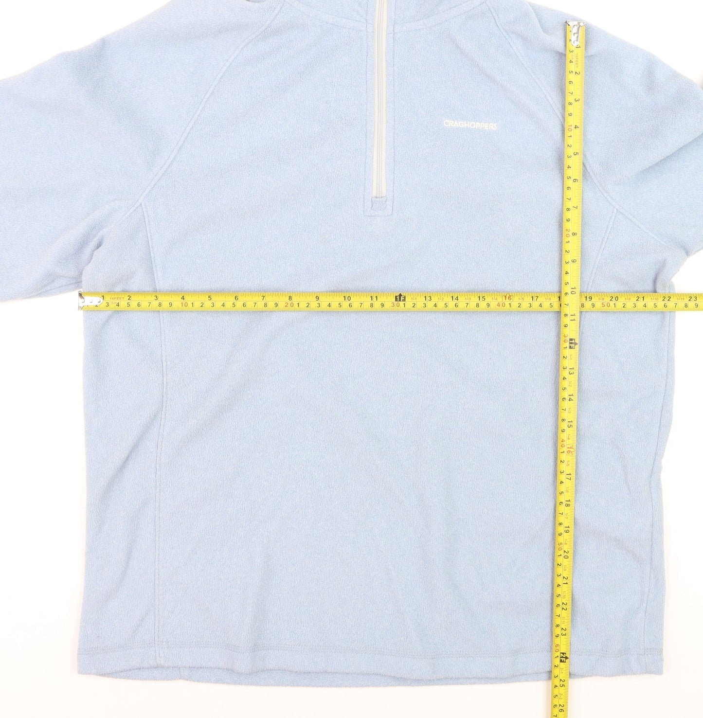Craghoppers Mens Blue Fleece Half Zip Pullover Sweatshirt L