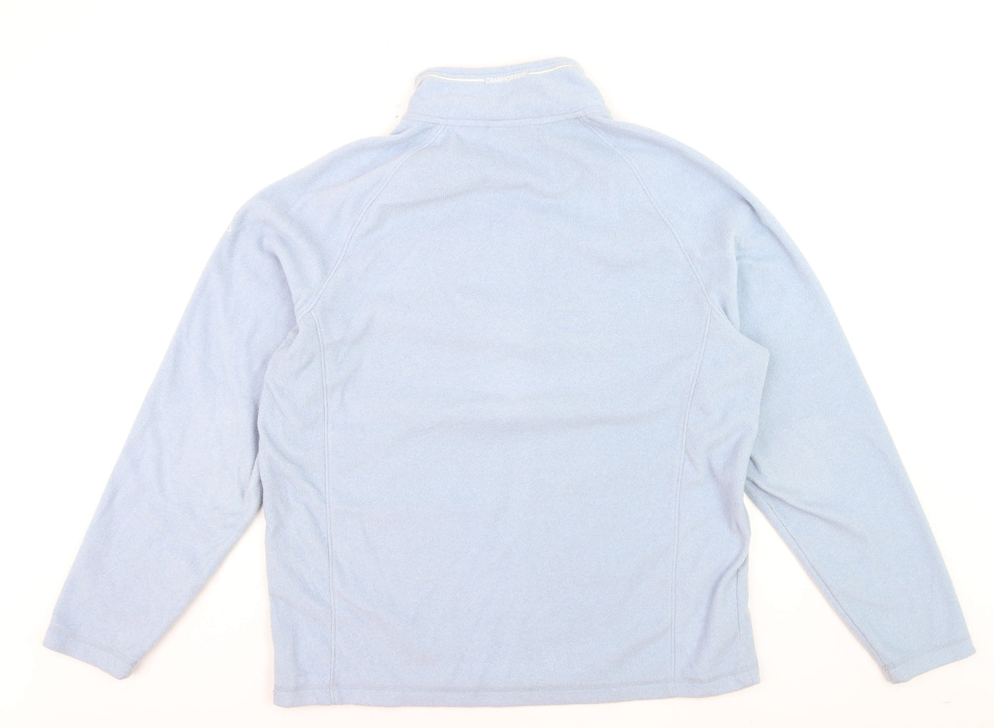 Craghoppers Mens Blue Fleece Half Zip Pullover Sweatshirt L