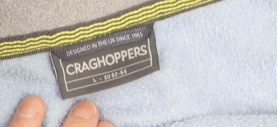 Craghoppers Mens Blue Fleece Half Zip Pullover Sweatshirt L
