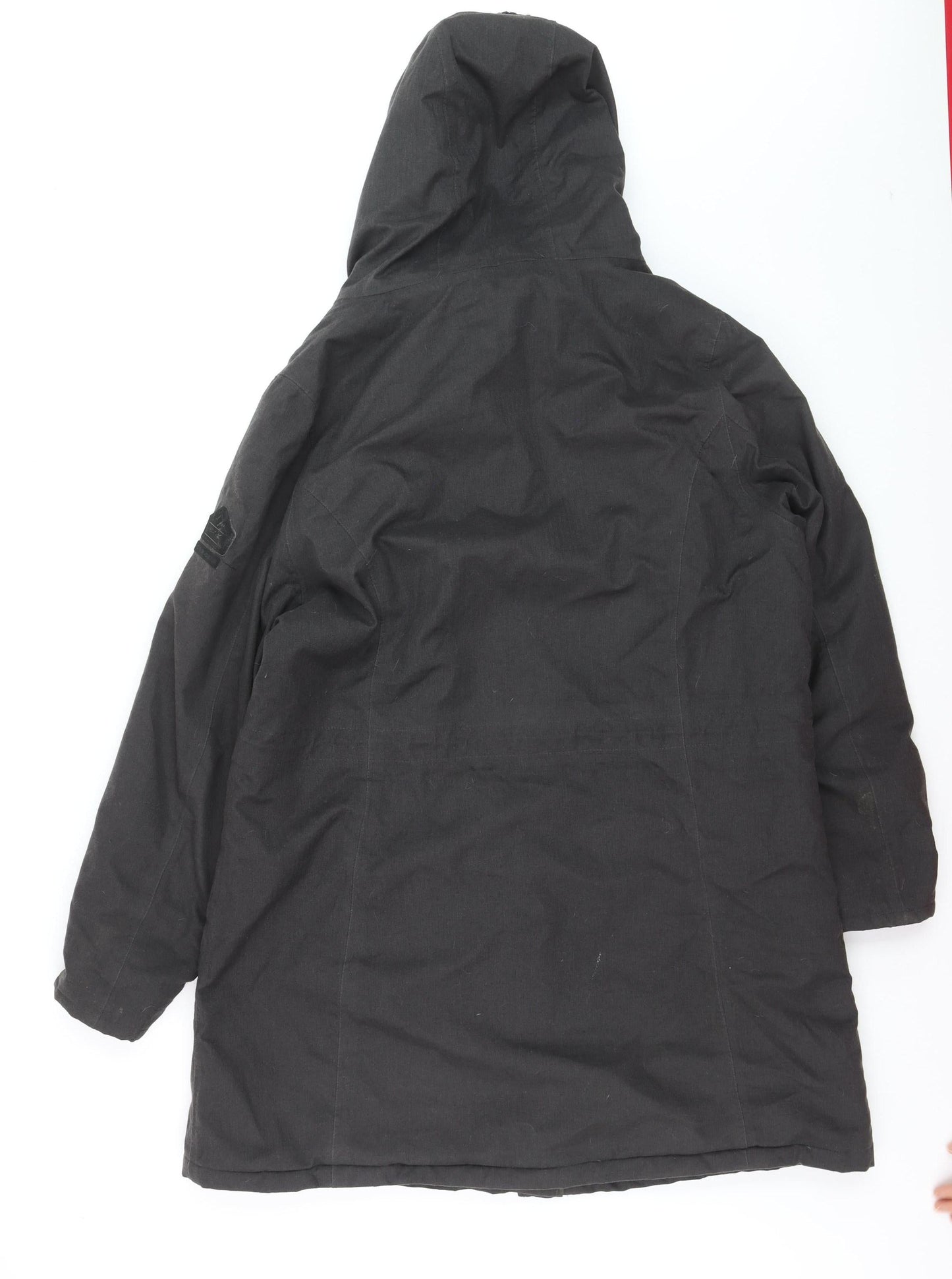 Regatta Great Outdoors Women's Black Hooded Parka Coat UK 18 Waterproof