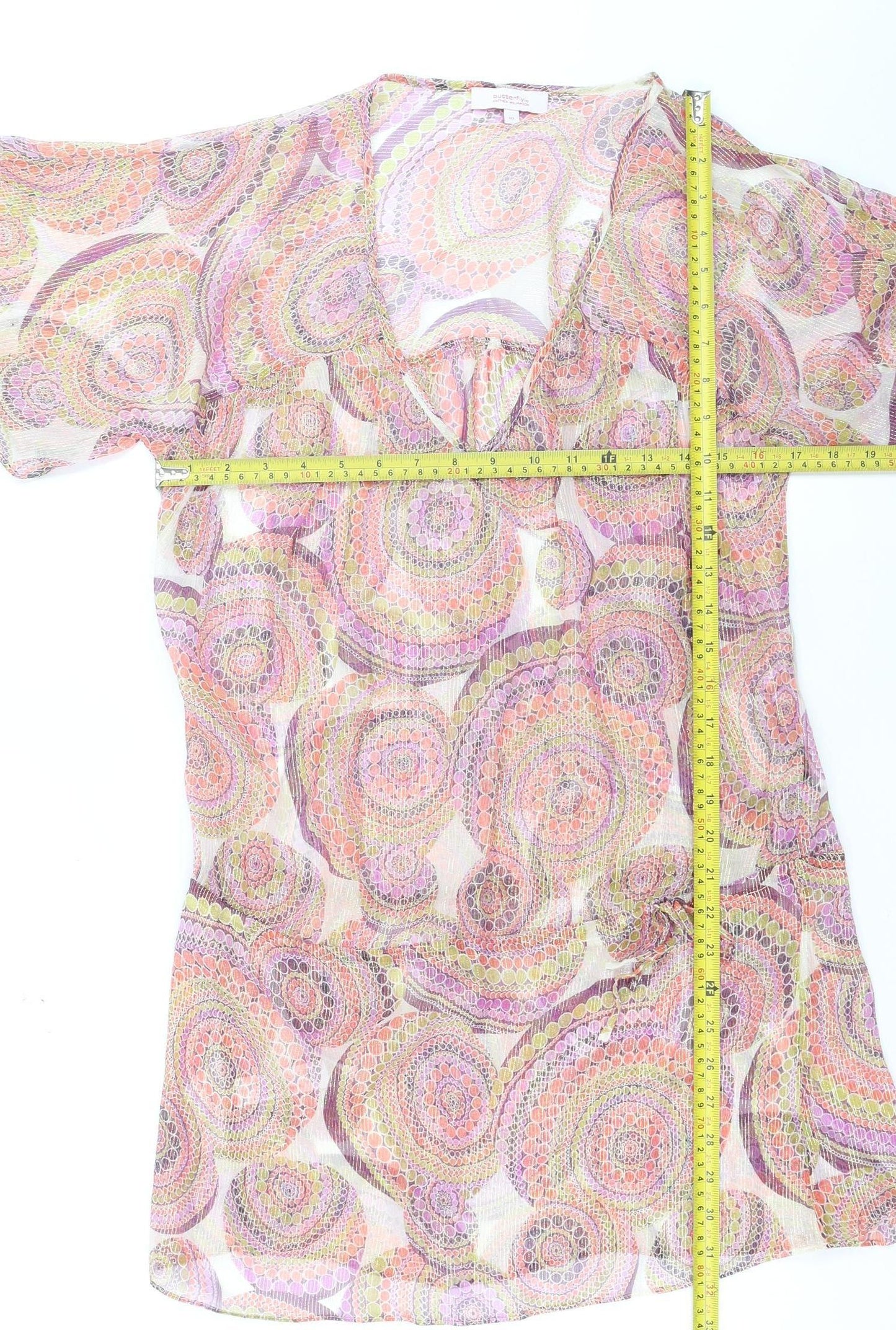 Butterfly by Matthew Williamson Women’s Multicoloured Kaftan Dress Size 10
