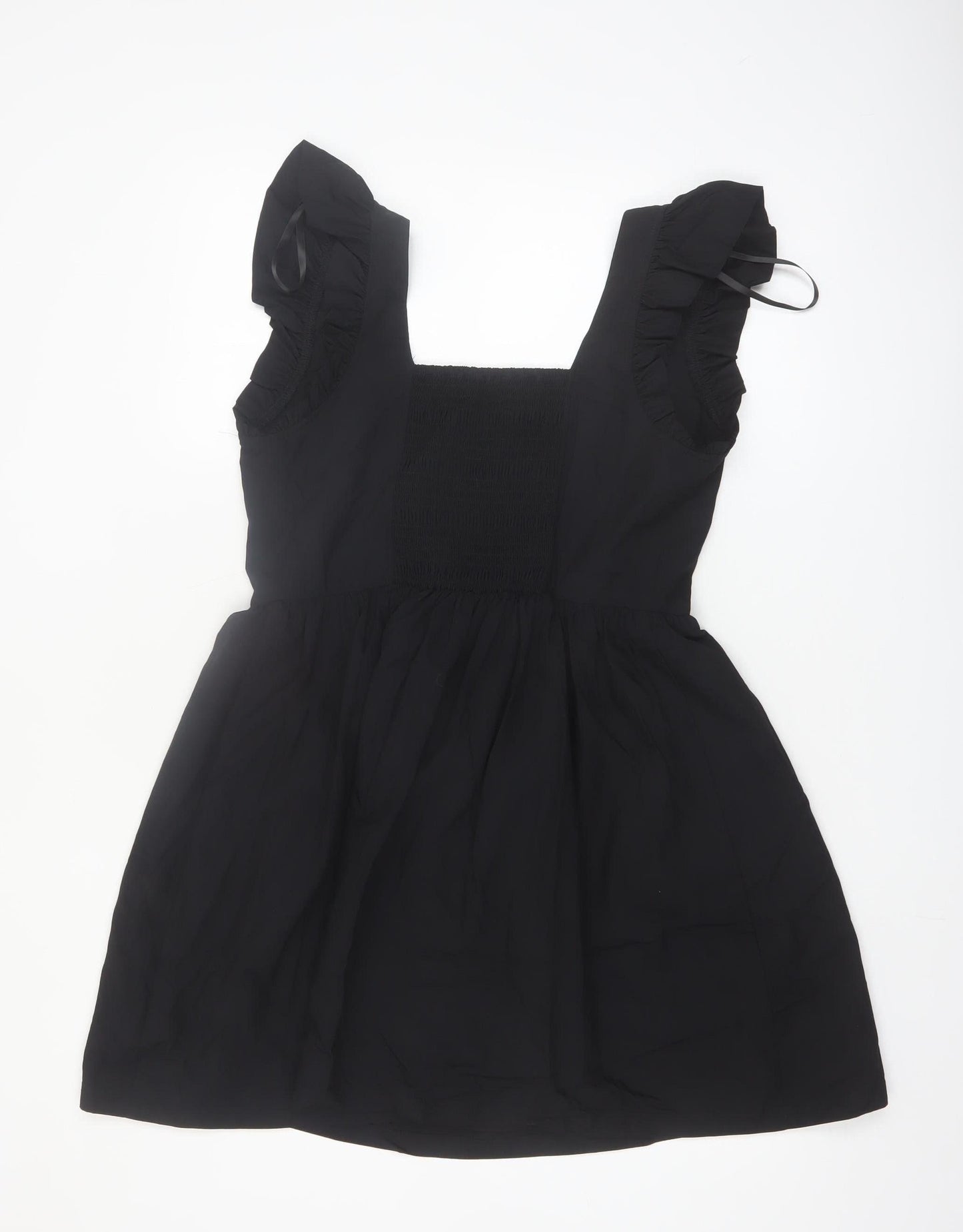 Marks and Spencer Women's Black Size 12 Sleeveless Skater Dress