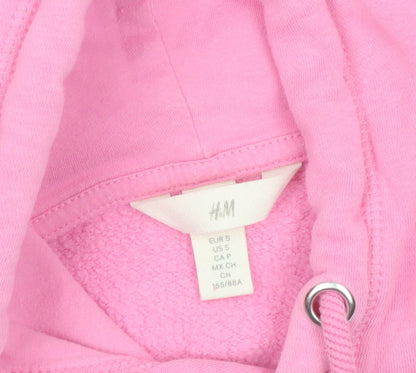 Additional view of H&M Women Pink Mickey Mouse Pullover Hoodie, size S