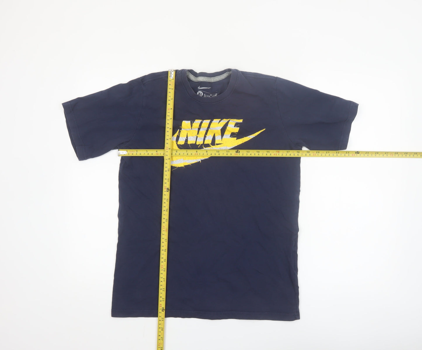 Nike Boys Navy Blue XL Graphic Logo Short Sleeve T-Shirt