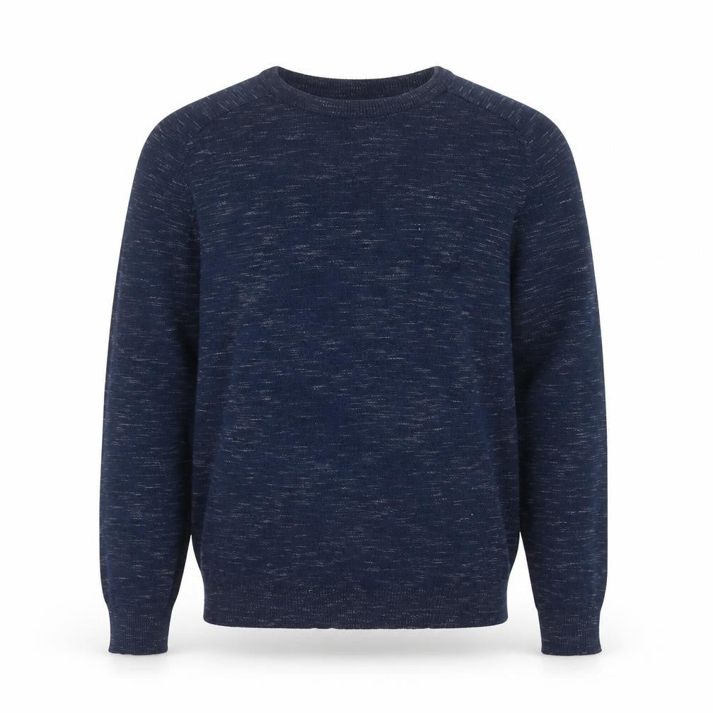 Primark Men's Blue Medium Crew Neck Cotton Blend Pullover Jumper