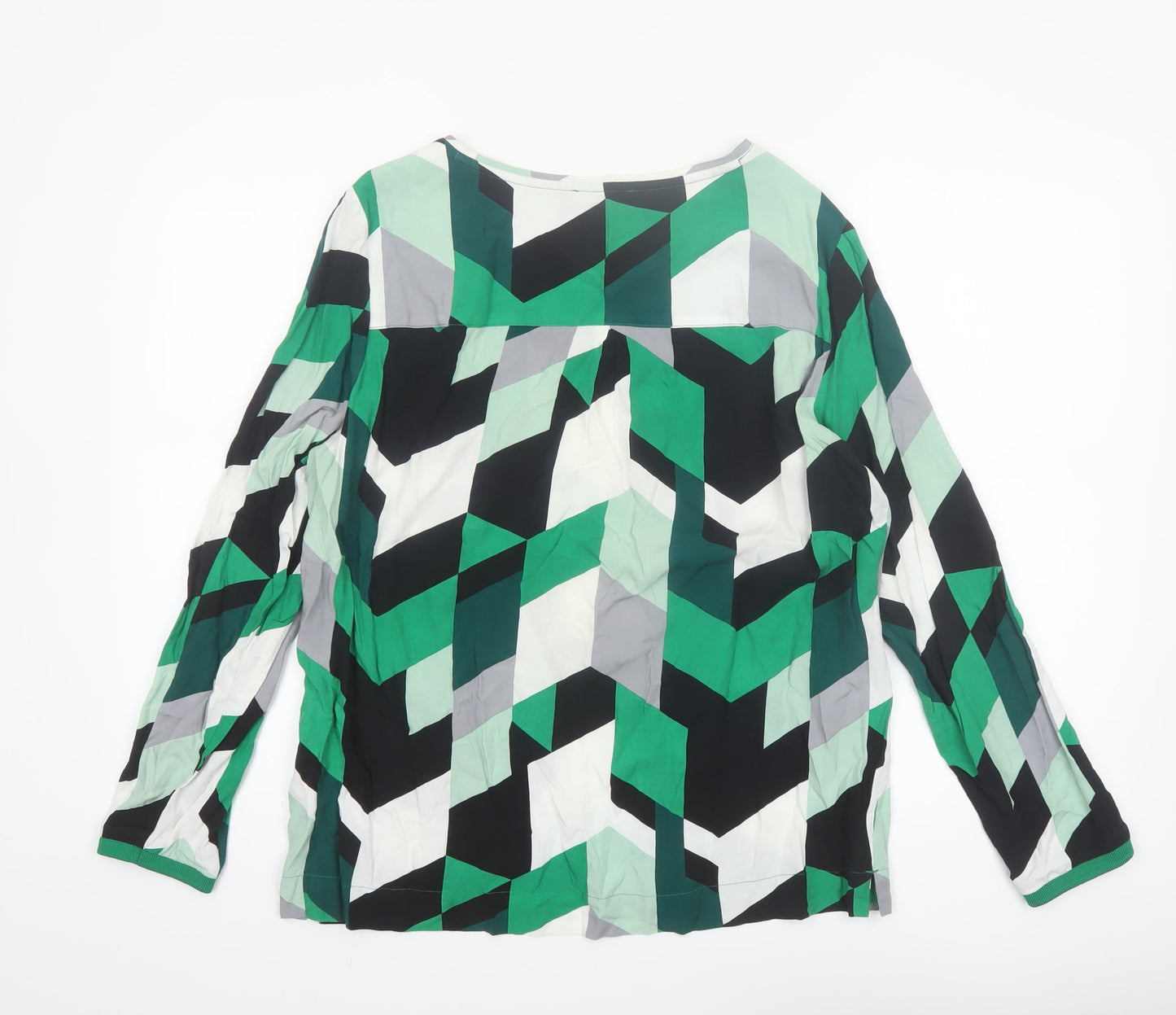 Cecil Women’s Multicoloured Geometric Viscose Blouse M