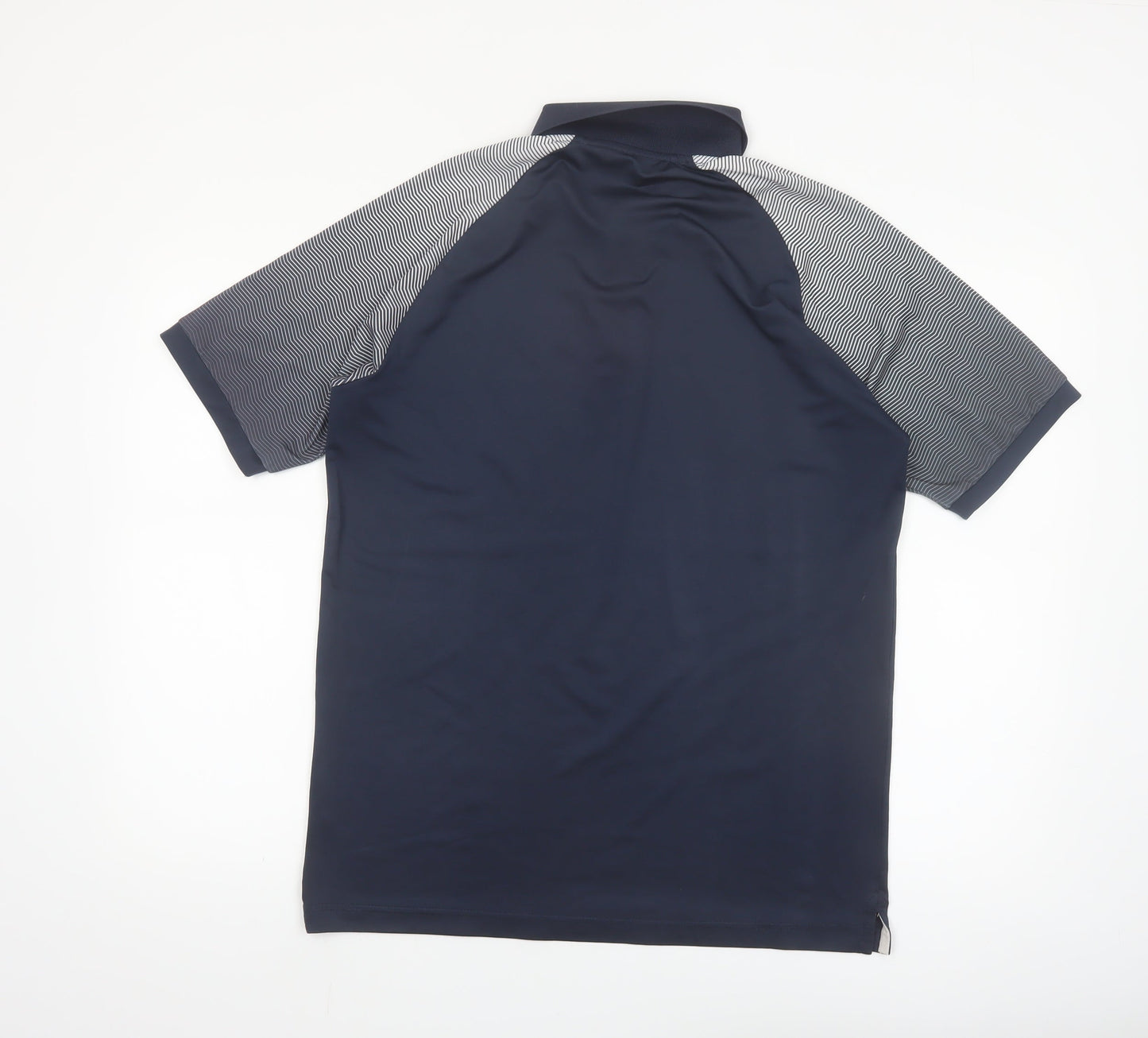 Pádraig Harrington Men's Blue Golf Polo Shirt Size S UV Protection
