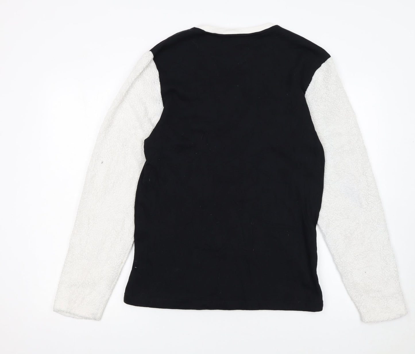 American Rag Women Black White Polar Bear Christmas Sweatshirt Small