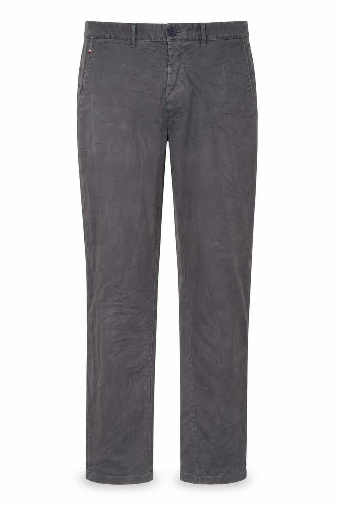 Tommy Hilfiger Men’s Grey Chino Straight Fit Trousers 33x36