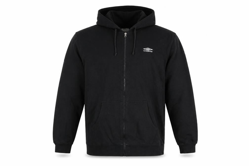 Umbro Men's Black XL Full Zip Hoodie Sweatshirt