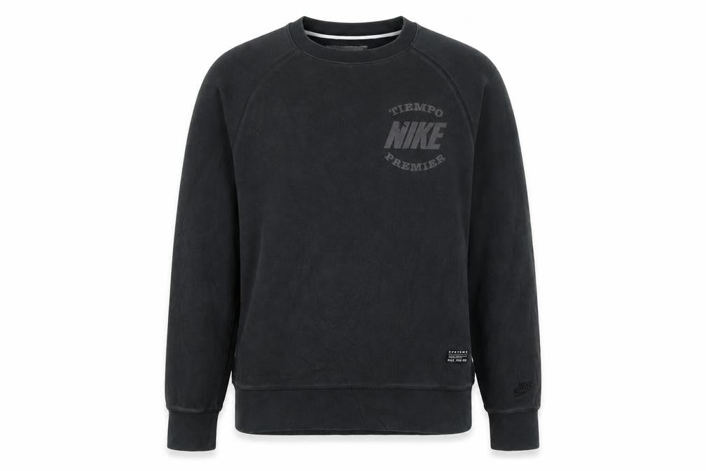 Nike Women Black Medium Pullover Sweatshirt Cotton Blend