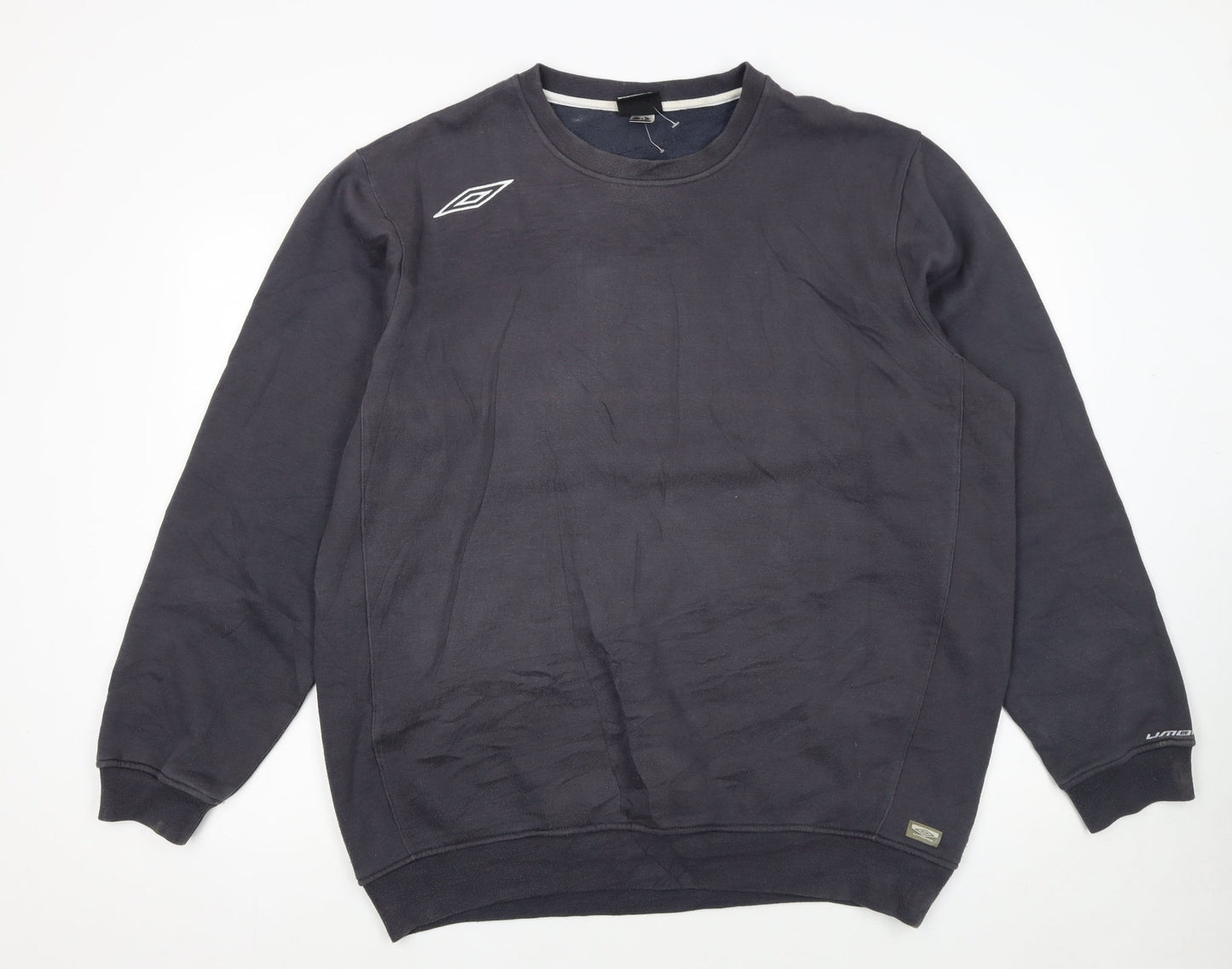 Umbro Men's Blue 2XL Pullover Crew Neck Sports Sweatshirt