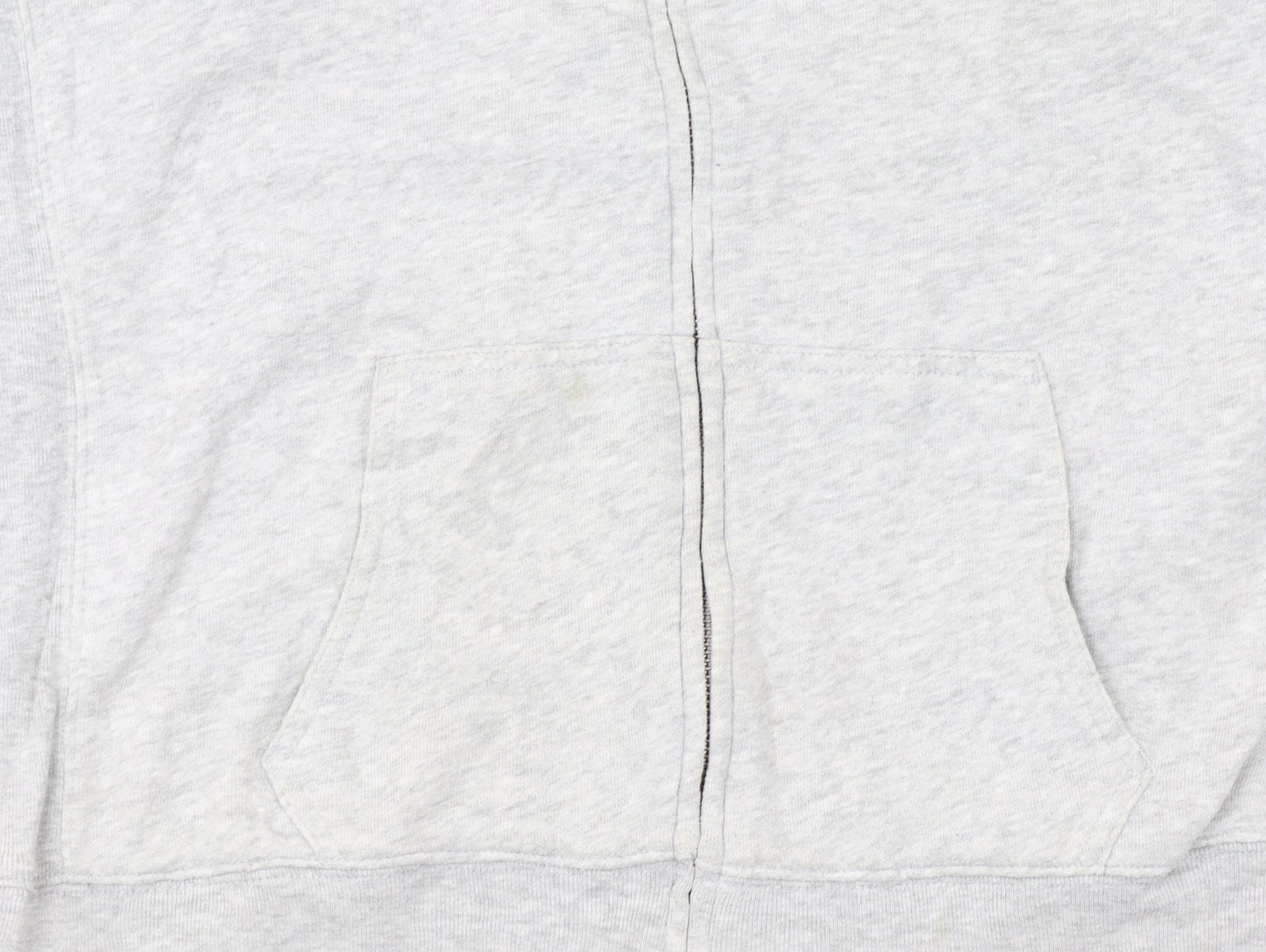 Levi's Women Grey Full Zip Hoodie Medium Cotton Blend Casual